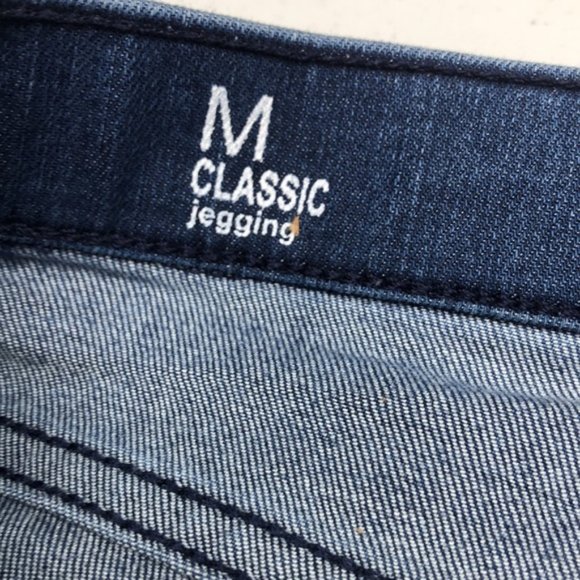 COMFORT LIZ CLAIBORNE CLASSIC DENIM JEGGINGS  SZ M 🦋 - Picture 4 of 9